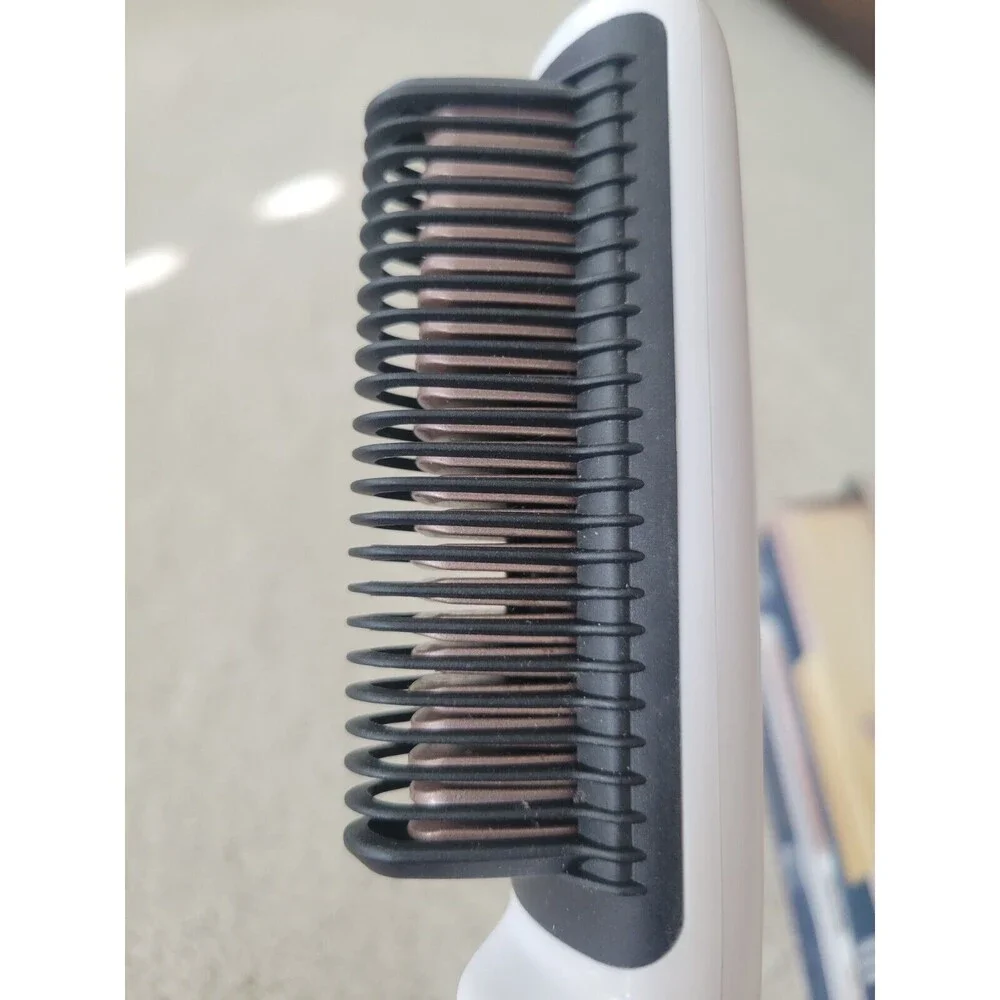 New Conair Double Ceramic Heated Straight Brush Upto 400F Antiscald Heated Plate